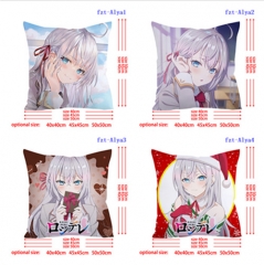 8 Styles 3 Sizes Alya Sometimes Hides Her Feelings in Russian Cartoon Square Anime Pillow