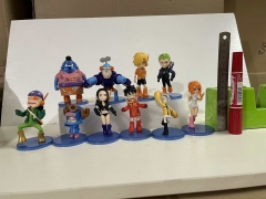 10PCS/SET 7-10CM One Piece Cartoon Anime PVC Figure