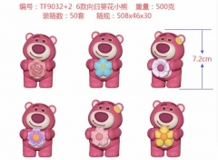 6PCS/SET 7.2CM Toy Story Lotso Cartoon Anime PVC Figure