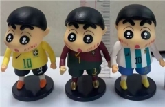 3PCS/SET 7 cm Crayon Shin-chan Cartoon Anime PVC Figure