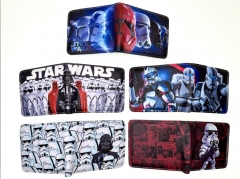 5 Styles Star War Cartoon Purse Anime Short Wallet