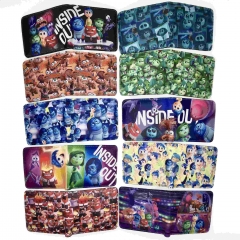 10 Styles Inside Out Cartoon Purse Anime Short Wallet