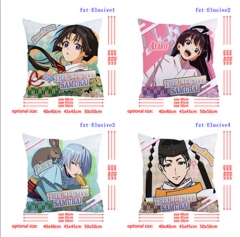 6 Styles 3 Sizes The Elusive Samurai Cartoon Anime Pillow