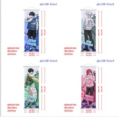 2 Sizes 5 Styles BLUE LOCK Cartoon Wall Scrolls Anime Wallscrolls