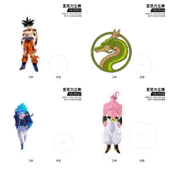 7 Styles 3 Sizes Dragon Ball Z Acrylic Cartoon Anime Standing Plates