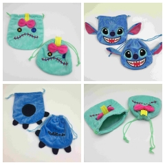 3 Styles 16cm Lilo & Stitch Cartoon Anime Plush Coin Purse