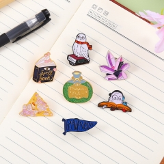 2 Styles Cute Animal Cartoon Pin Anime Alloy Brooch