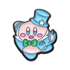 Kirby Cartoon Pin Anime Alloy Brooch