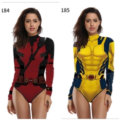 2 Styles 2 Sizes Deadpool Cosplay Anime Swimwear Swimsuit