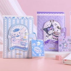 6 Styles 10.5*14.8CM 96 Pages Sanrio Kuromi My Melody Stationery Anime Notebook