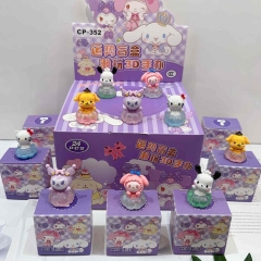 29 Styles 24PCS/SET Sanrio Kirby Lotso Cartoon Surprise Blind Box Resin Anime Figure