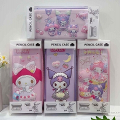 12 Styles Sanrio Kuromi My Little Pony Cartoon Surprise Blind Box Anime EVA Pencil Box Stationery