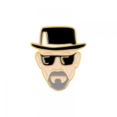 Breaking Bad Cartoon Pin Anime Alloy Brooch