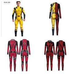 4 Styles 7 Sizes Deadpool Bodysuit Cosplay Anime Costume