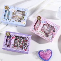 4 Styles Sanrio Kuromi My Melody Hand Account Anime Sticker+Tape Set