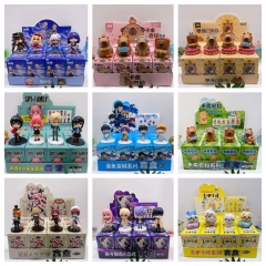 14 Styles Genshin Impact Oshi No Ko Blue Lock Cartoon Surprise Blind Box Anime Figure Toy