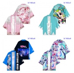 5 Styles Hatsune Miku Anime Kimono Haori Cloak