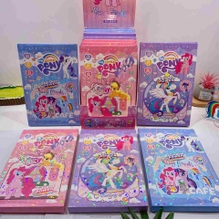 2 Styles 12PCS/SET My Little Pony Cartoon Anime DIY Card Sticker