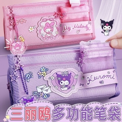 8 Styles Sanrio Cartoon Anime Pencil Bag Stationery