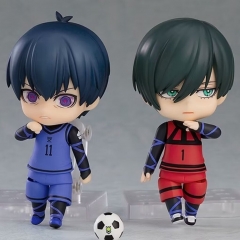 2 Styles Nendoroid Blue Lock Rin Itoshi 2327# Mikage Reo 2326# Anime PVC Figure Toy