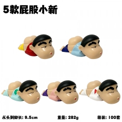 5PCS/SET Crayon Shin-chan Cartoon Anime PVC Figure