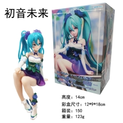 14cm Hatsune Miku Cartoon Anime PVC Figure