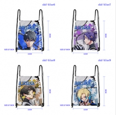 32*38cm 6 Styles BLUE LOCK Cartoon Anime Drawstring Bag