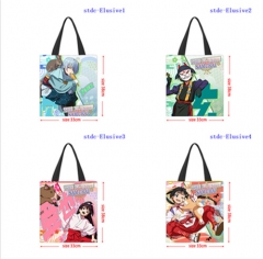 33*38cm 5 Styles The Elusive Samurai Shopping Bag Canvas Anime Handbag