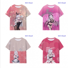 5 Styles Alya Sometimes Hides Her Feelings in Russian Printing Digital 3D Cosplay Anime T Shirt