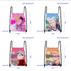 32*38cm 7 Styles Haikyuu Cartoon Anime Drawstring Bag