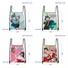 32*38cm 5 Styles The Elusive Samurai Cartoon Anime Drawstring Bag