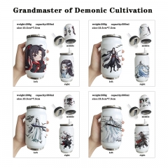 4 Styles Mo Dao Zu Shi Cartoon Stainless Steel Pattern Anime Vacuum Cup