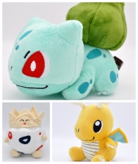 3 Styles 15cm Pokemon Bulbasaur Dragonite Cartoon Character For Kids Collectible Doll Anime Plush Toy