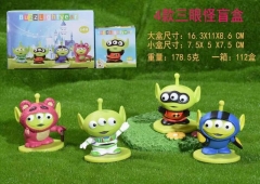 4PCS/SET 5cm Toy Story Buzz Lightyear Sangan Cartoon Surprise Blind Box Anime Figure Toy