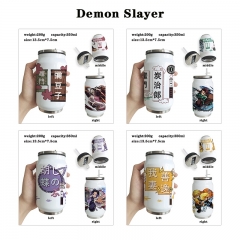 7 Styles Demon Slayer: Kimetsu no Yaiba Cartoon Stainless Steel Pattern Anime Vacuum Cup