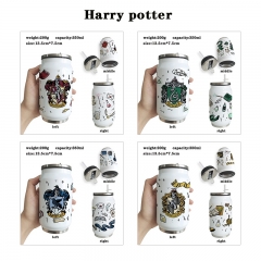 10 Styles Harry Potter Cartoon Stainless Steel Pattern Anime Vacuum Cup