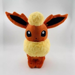 30CM Pokemon Flareon Cartoon Character For Kids Collectible Doll Anime Plush Toy