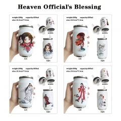 4 Styles Heaven Official's Blessing Cartoon Stainless Steel Pattern Anime Vacuum Cup