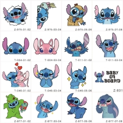 15 Styles Lilo & Stitch Decorative Waterproof PVC Anime Car Sticker