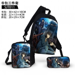 3 Styles Solo Leveling Cosplay Oxford Cloth Anime Backpack+Shoulder Bag+Pencil Bag(set)