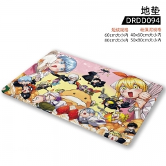 3 Styles 2 Sizes Mashle: Magic and Muscles Cartoon Pattern Short Velvet Material Anti-skidding Anime Carpet