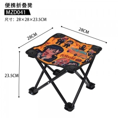 3 Styles Chainsaw Man Anime Portable Folding Stool