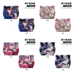 8 Styles NIKKE：The Goddess of Victory Anime Storage Bag Mini Squeeze Pouch Stainless Steel Shrapnel Switch Promptly Receive Bag