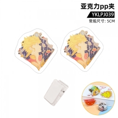 JoJo's Bizarre Adventure Cartoon Anime Acrylic PP Clip