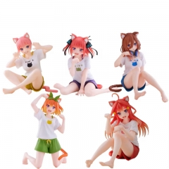 5 Styles 11cm The Quintessential Quintuplets Nakano Ichika Cartoon Anime PVC Figure