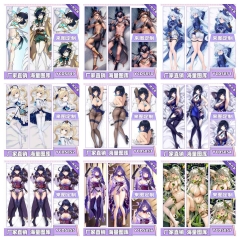 12 Styles 50*160cm Genshin Impact Cosplay Sexy Girls Two Sides Print Long Style Soft Pillow Wholesale Comfortable Anime Pillow