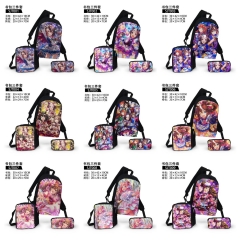 10 Styles Uma Musume Pretty Derby Cosplay Oxford Cloth Anime Backpack+Shoulder Bag+Pencil Bag(set)