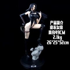 49cm One Piece Boa Hancock Sexy Statue Anime Figure Adult Collectible Model