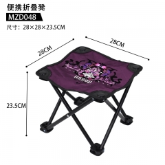 3 Styles One Piece Anime Portable Folding Stool