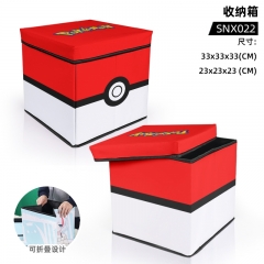 2 Sizes Pokemon Cartoon Anime Storage Box